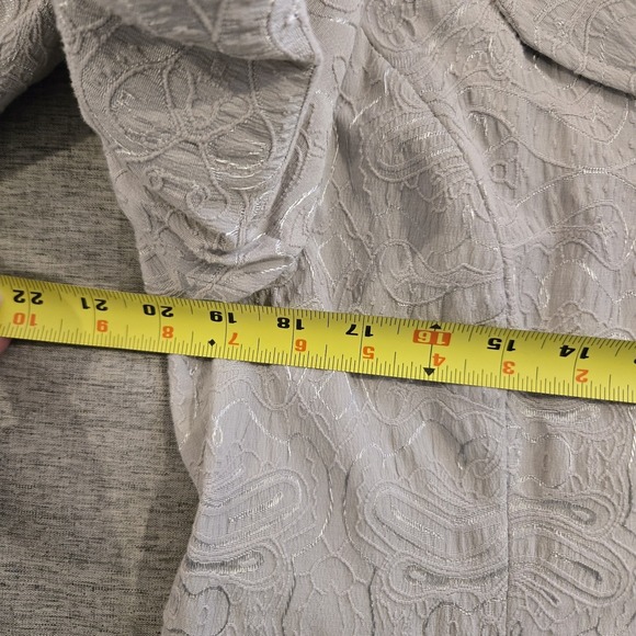 Toffee Apple Women's Jacket Button Up Lapel Dressy Textured Tapestry  Large - Picture 7 of 11